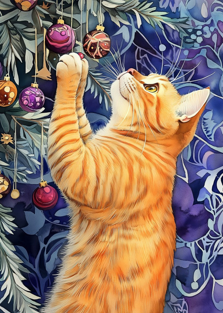 Cats Love the Christmas Tree