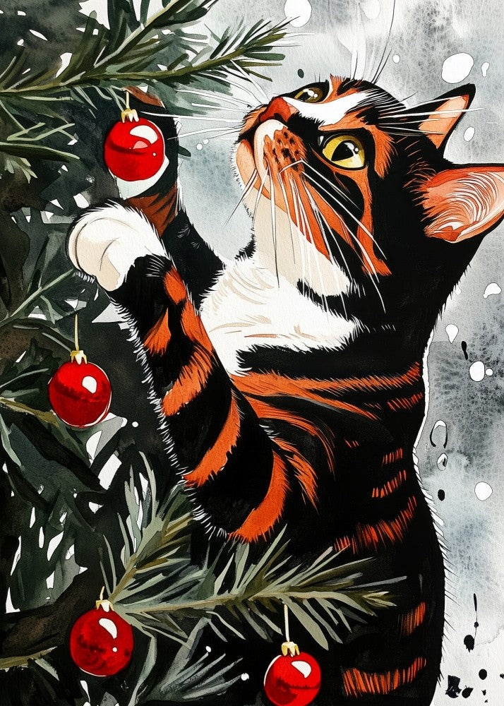Katzen lieben den Weihnachtsbaum (18)