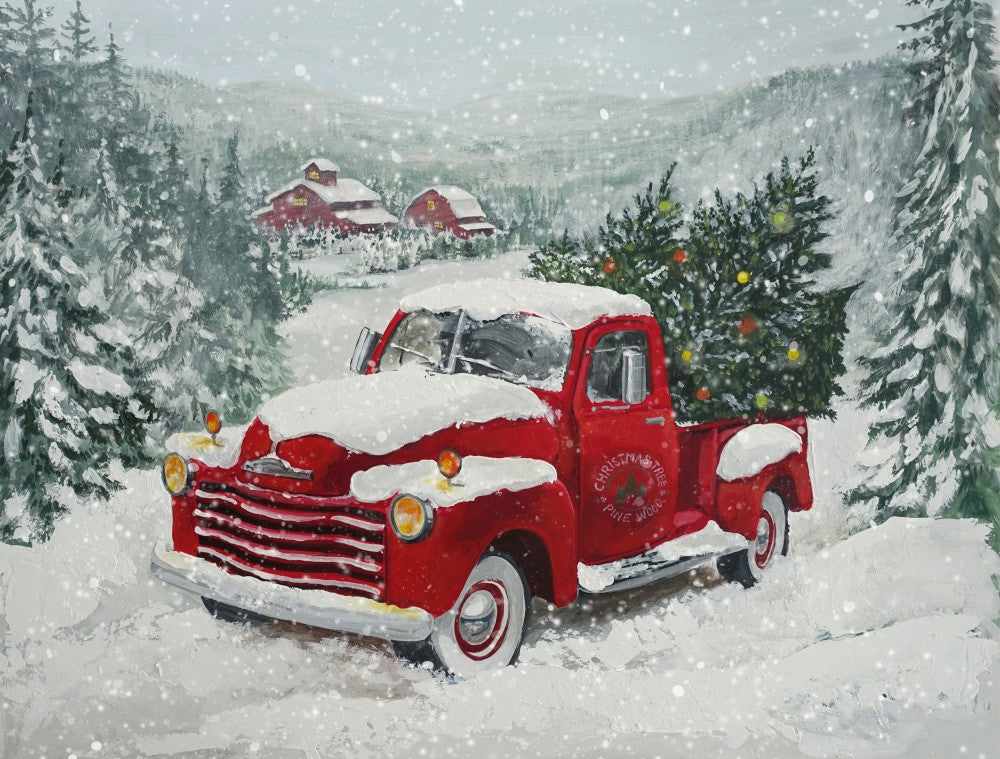 Snowy Holiday Drive