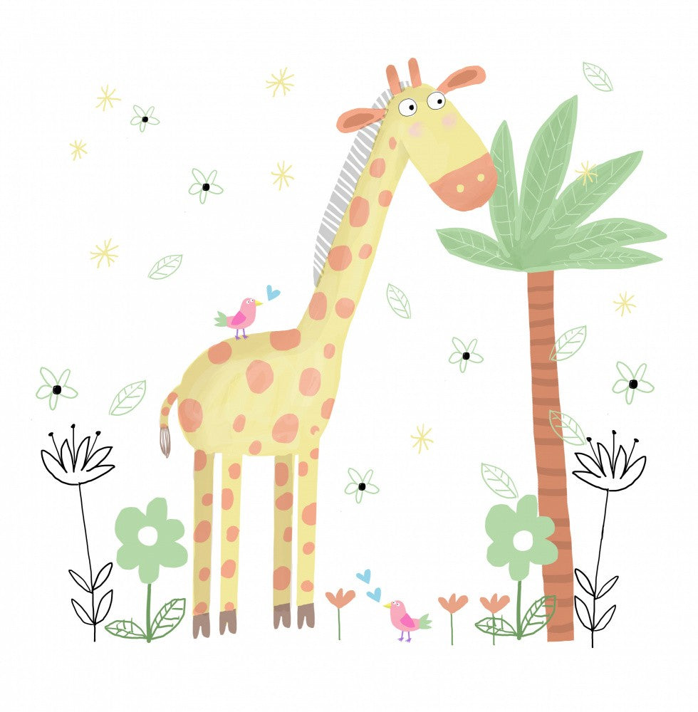 Giraffe Garden Blooms
