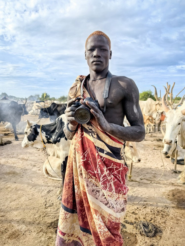 Mundari with camera