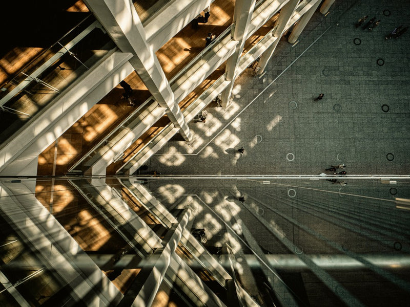 Light from the Atrium.