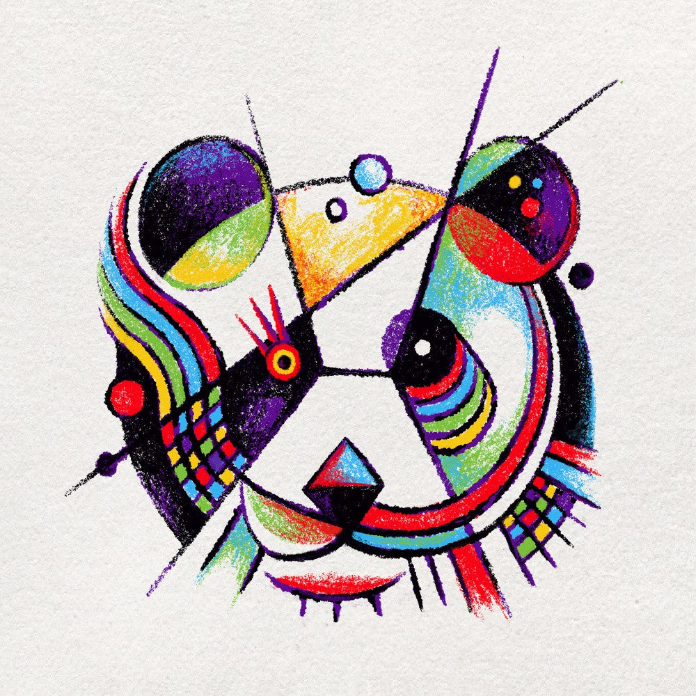 Abstract Faces   Panda