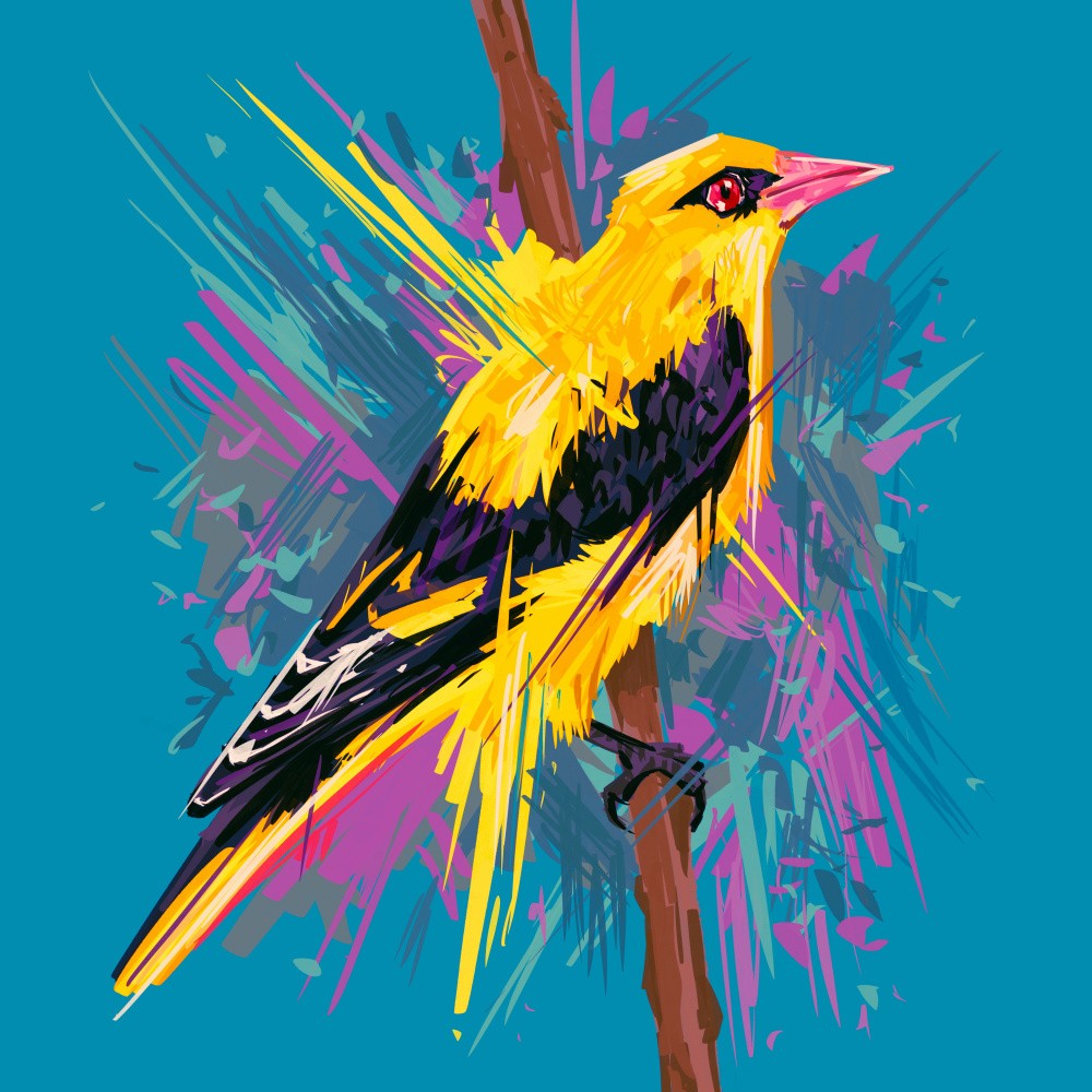 Vogel-Serie Pirol