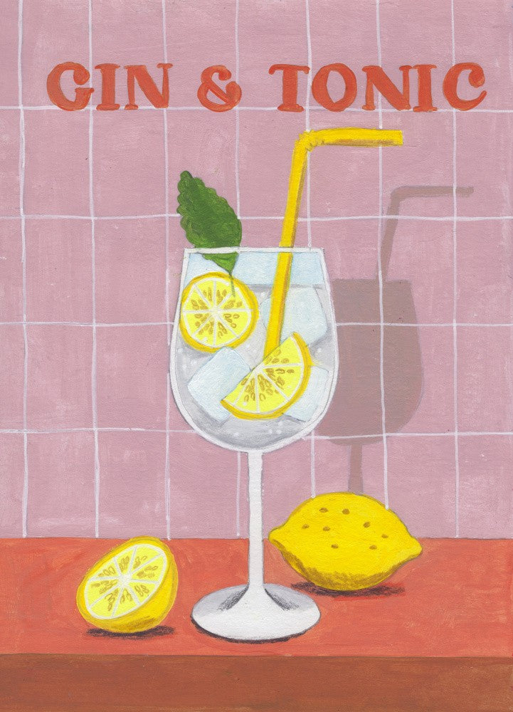Gin and Tonic Cocktail