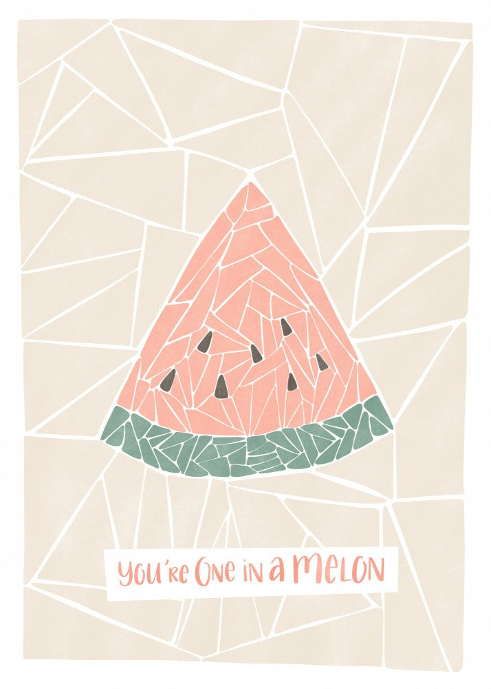 Abstraktes Mosaik One In a Melon