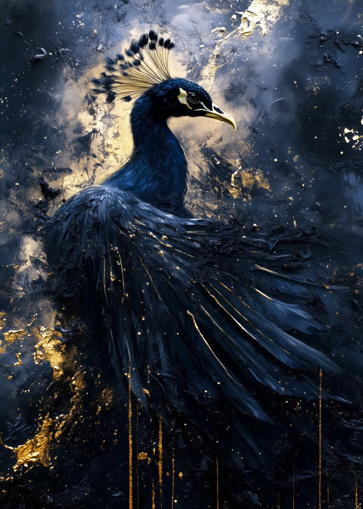 Majestic Peacock Bird Art