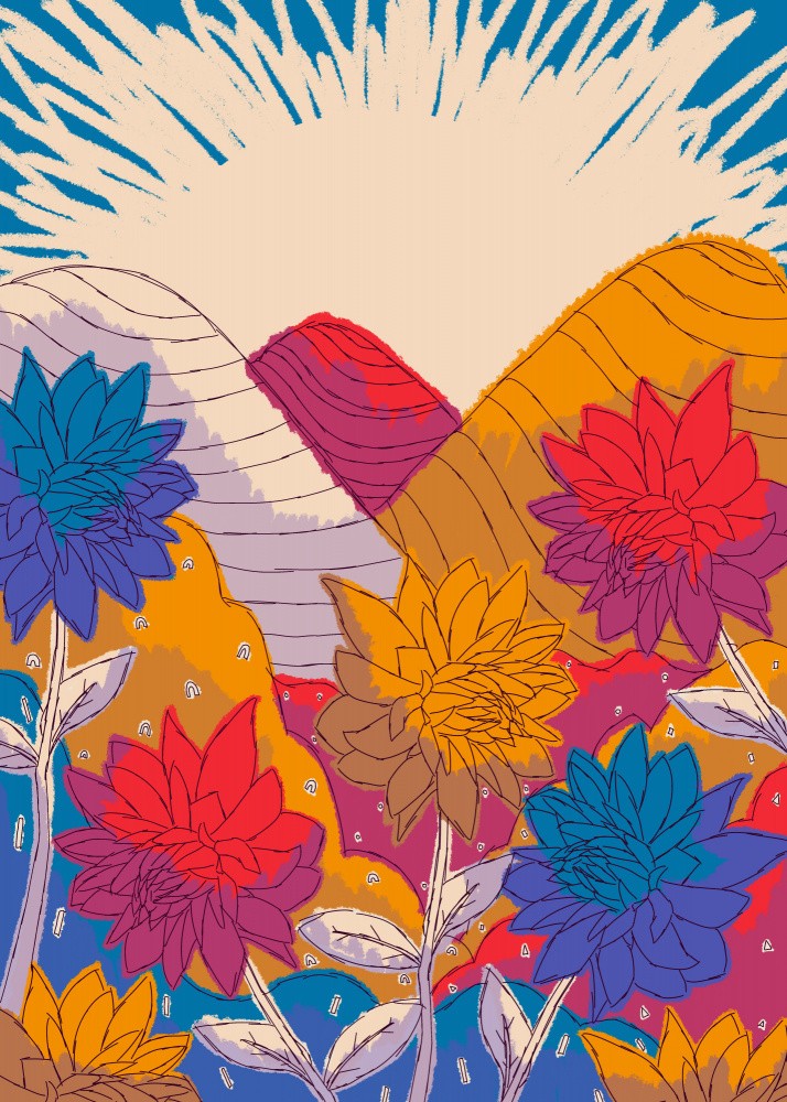 Abstract Rolling Hills