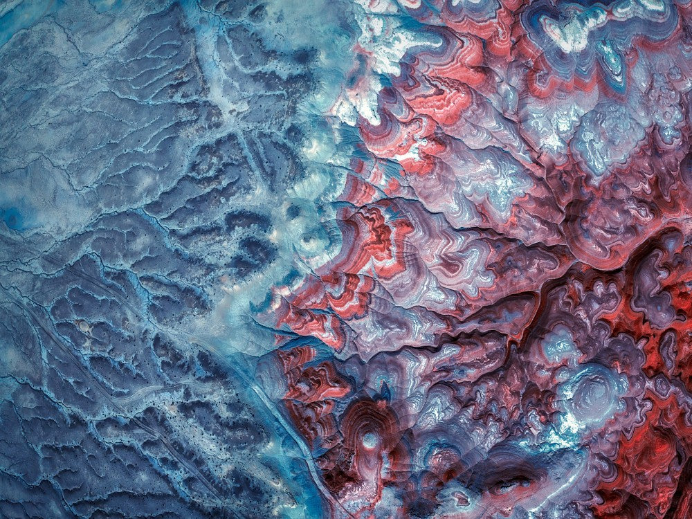 Collision of Red and Blue