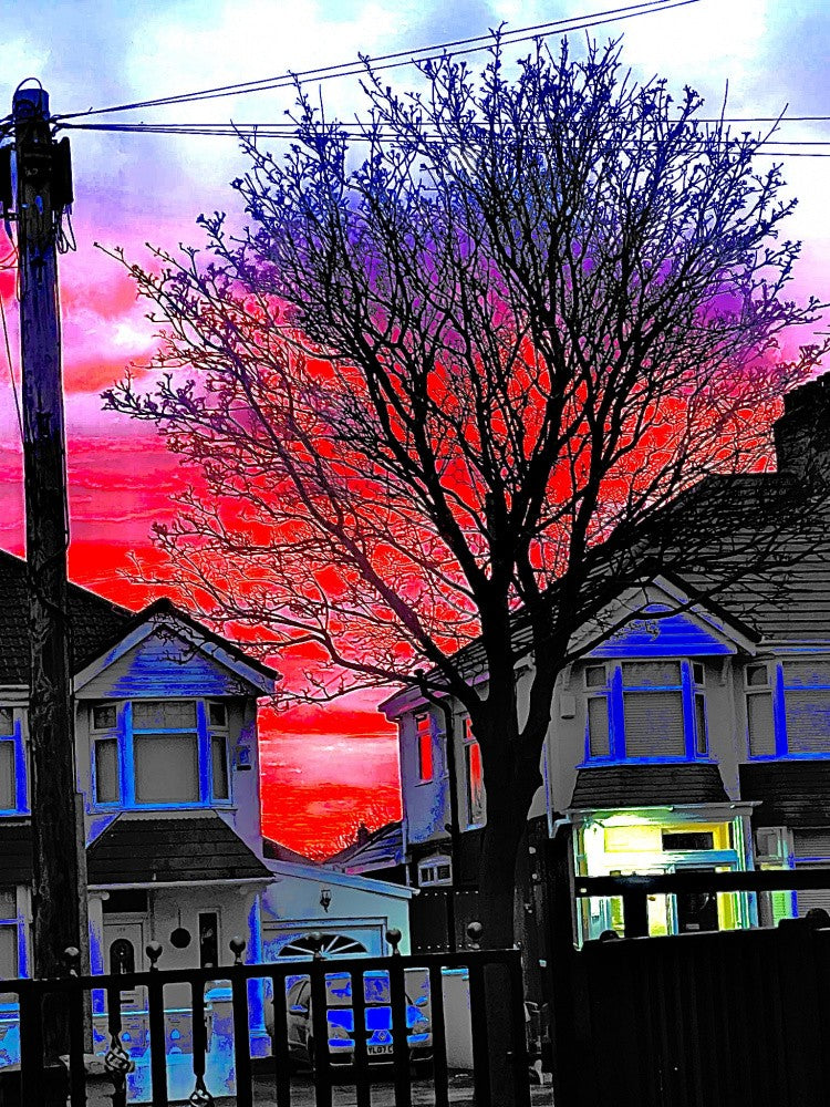 Surreal Urban Sunset