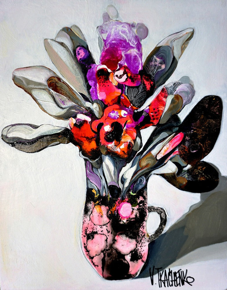 Bouquet of Flowers in a Mug