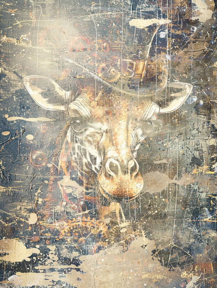 Giraffe Animal Art Illustration 03