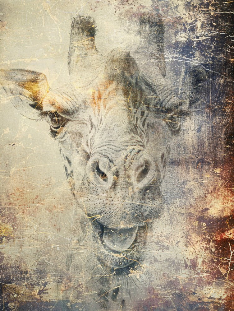 Giraffe Animal Art Illustration 10