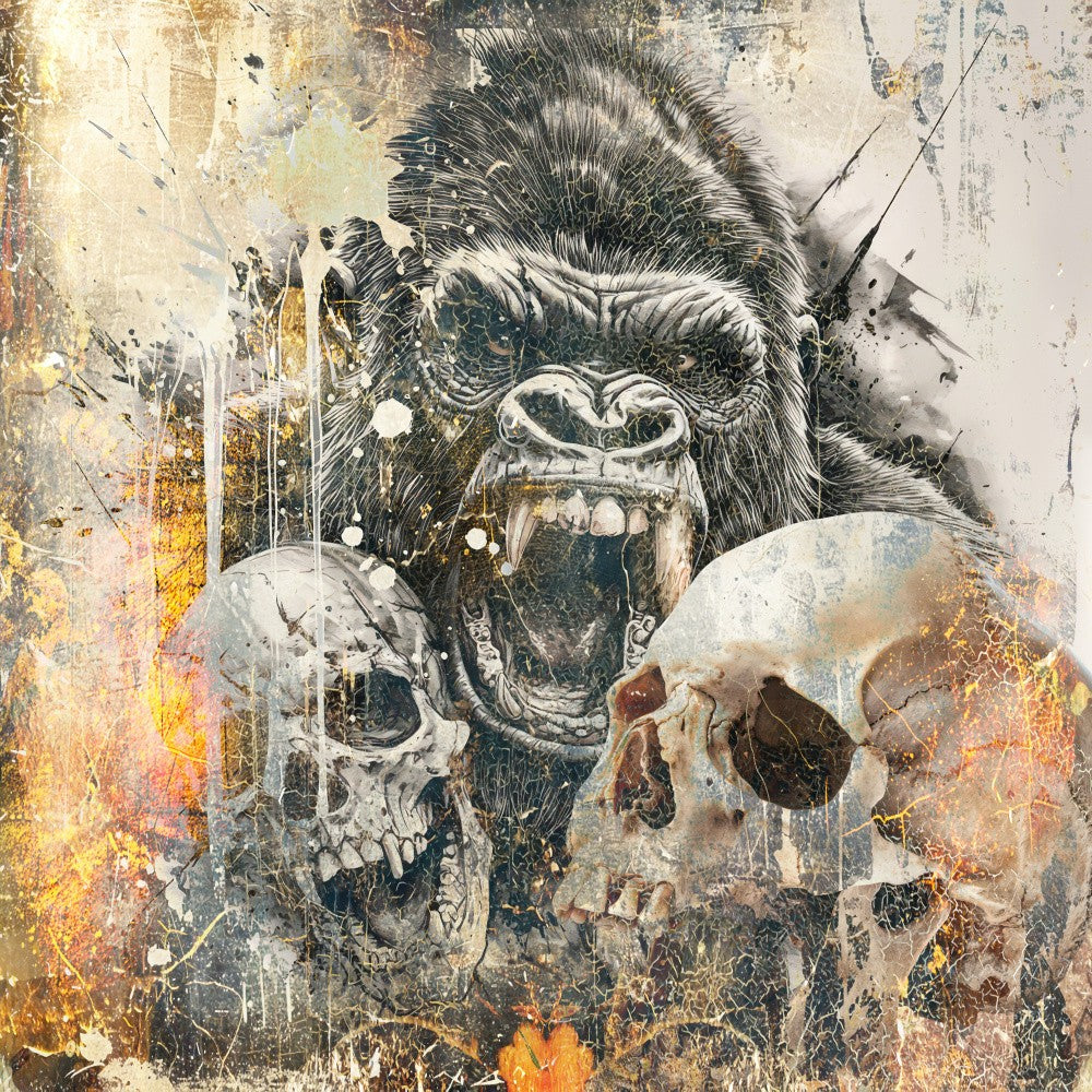 Monkey Animal Art Illustration 09