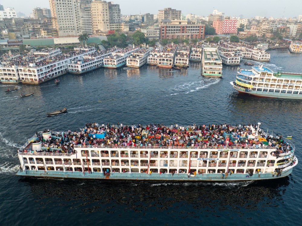 Journey by launch in Buriganga