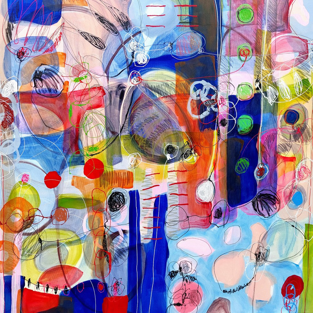 Dynamic Shapes and Vibrant Colors