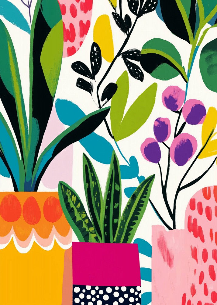Potted Florals Evergreen Flowers