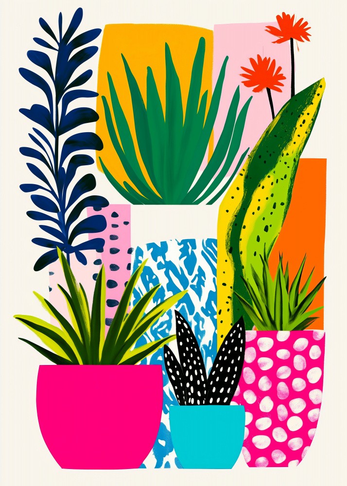 Potted Florals Evergreen Flowers