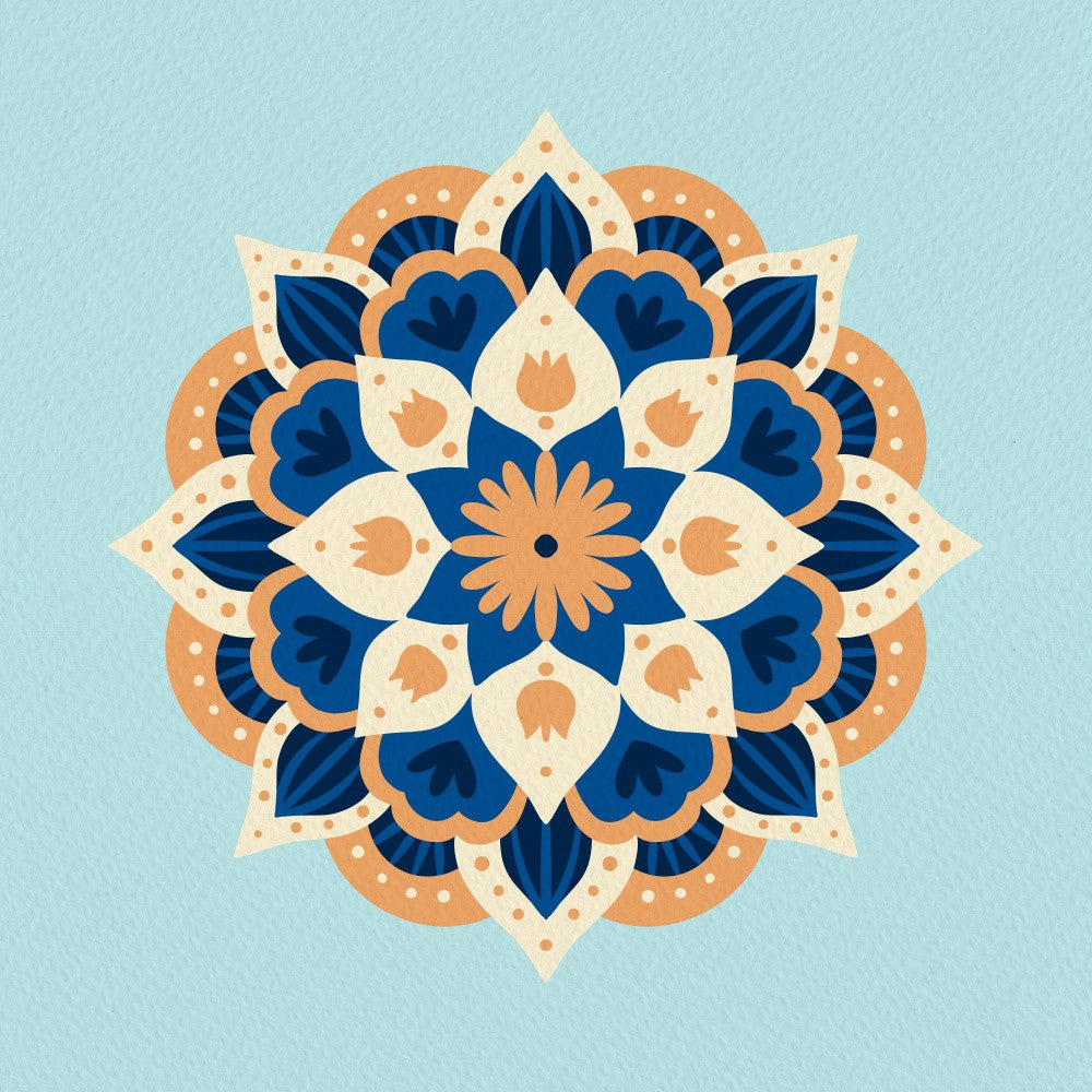 Radiant Mandala Bloom