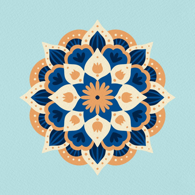 Radiant Mandala Bloom