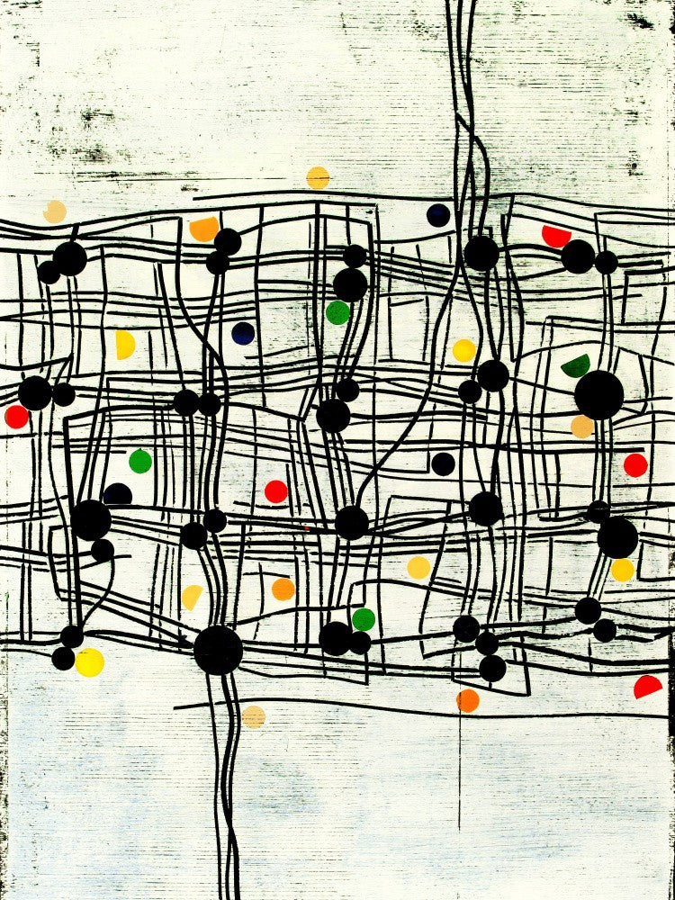 Web of Vibrant Dots
