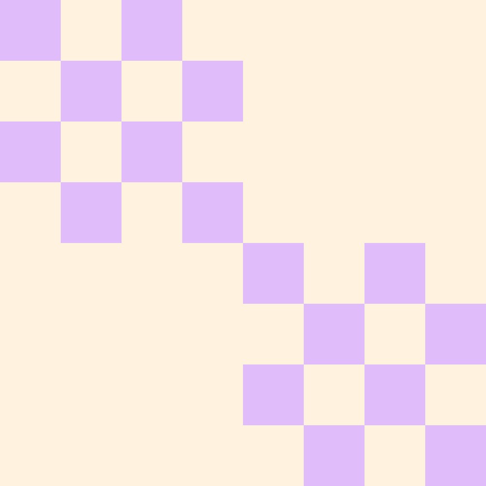 Grid Stripes Cream And Violet