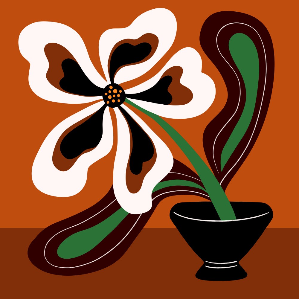 Stilisierte Blume