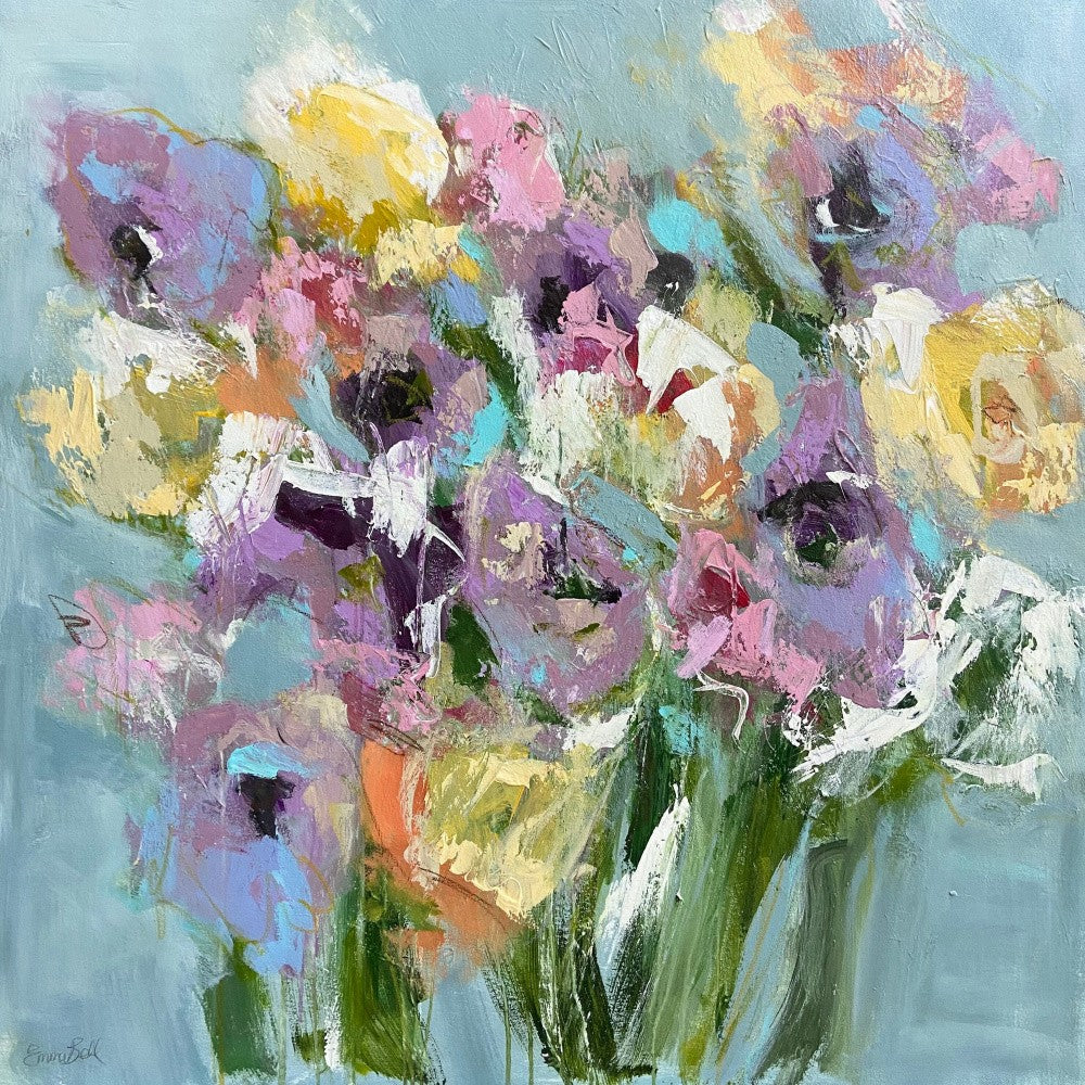 Leuchtend bunte Blüten