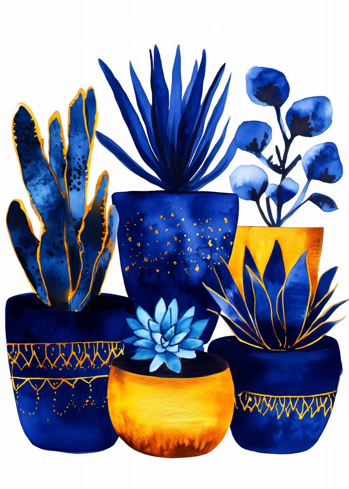 Potted Florals Flowers Evergreen