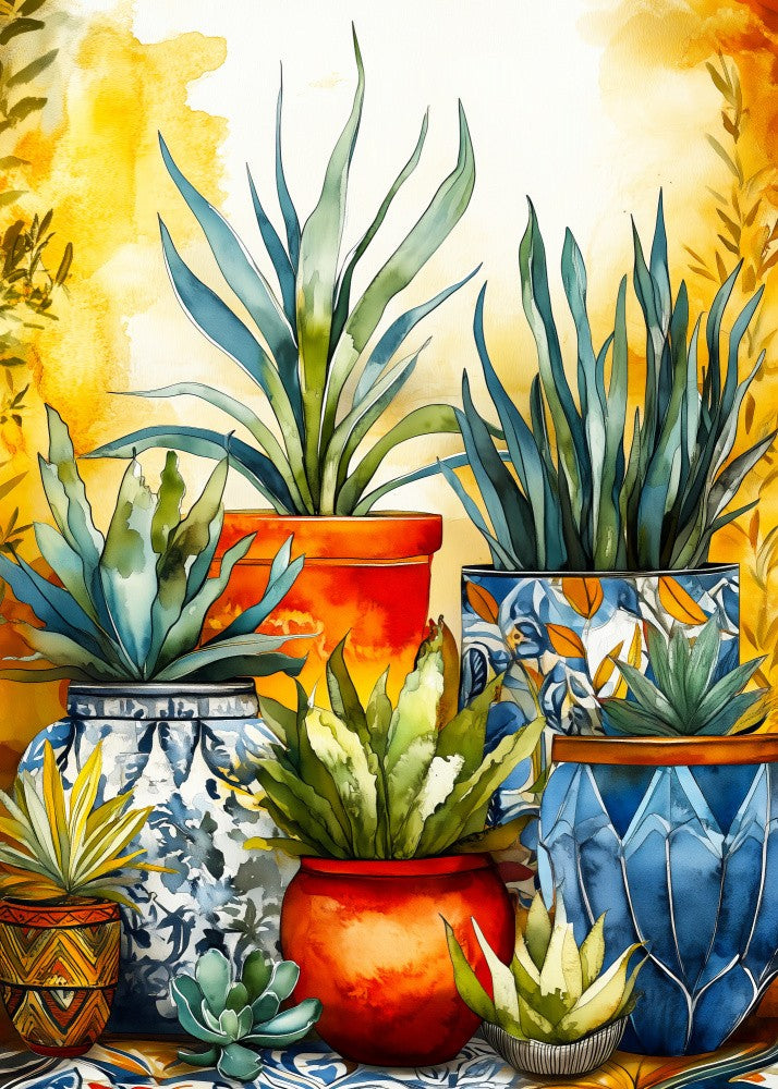 Potted Florals Flowers Evergreen (45)