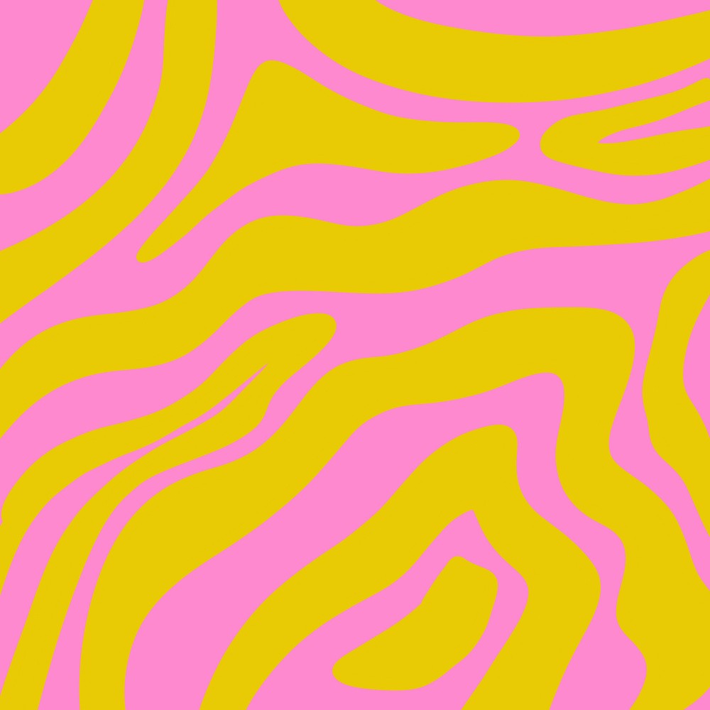 Abstract Lines And Yellow And Pink