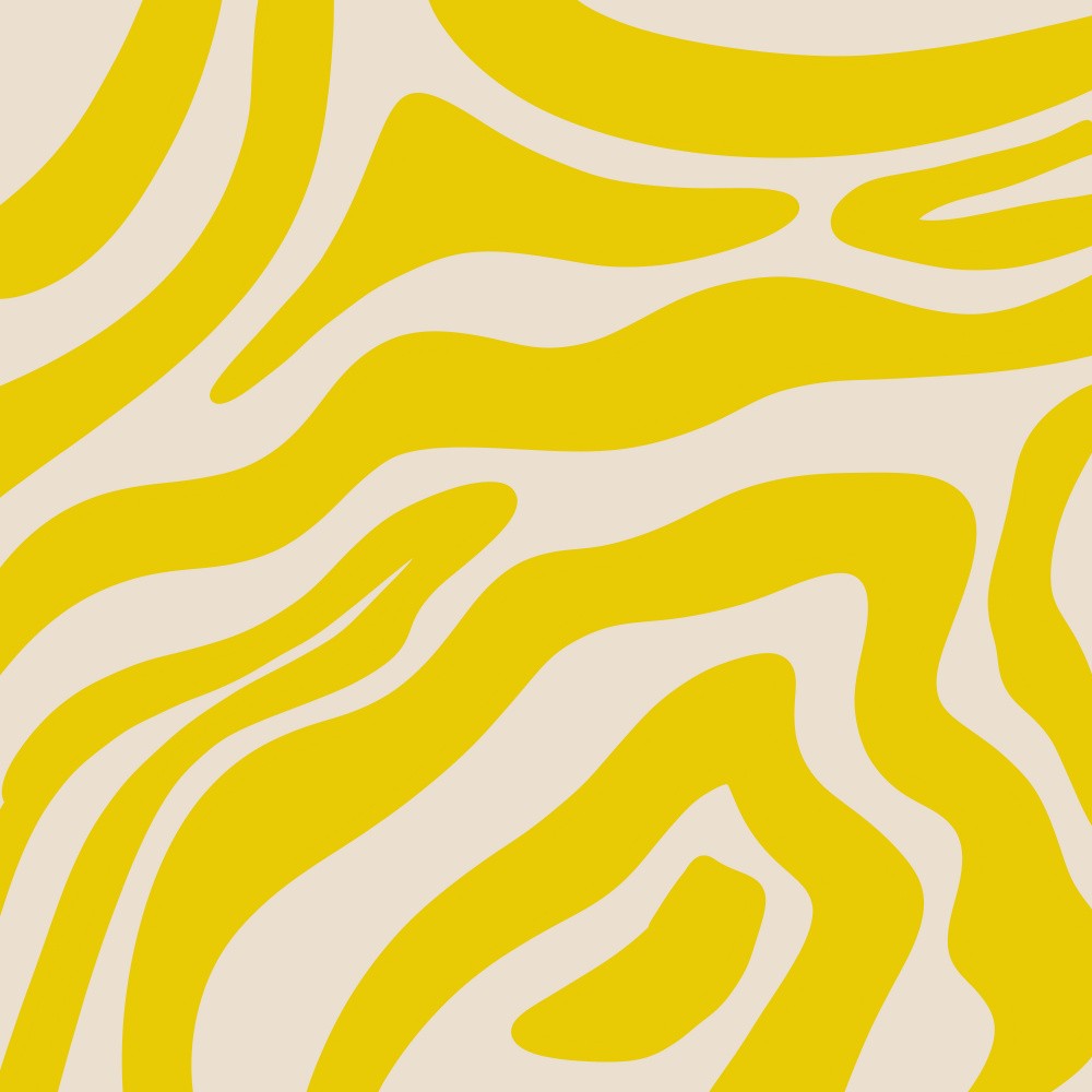 Abstract Lines And Shapes Yellow