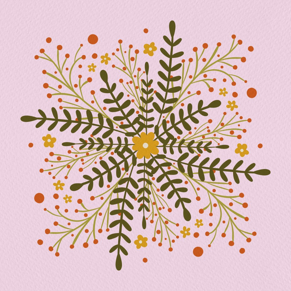 Circular Simple Flowers