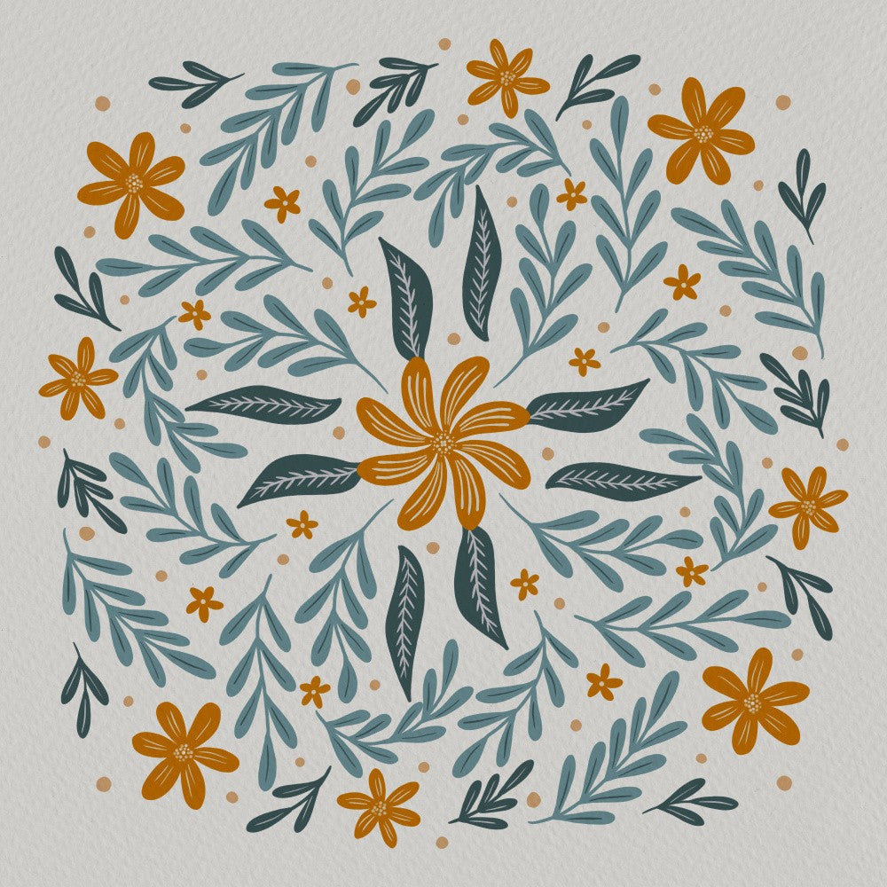 Symmetrical Floral Designs