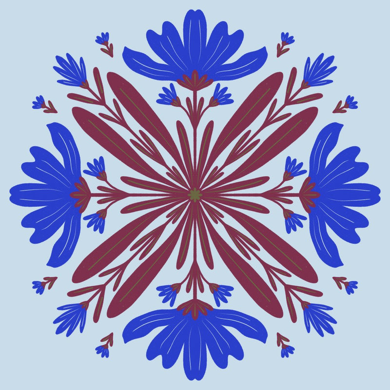 Moody Flower Mandala