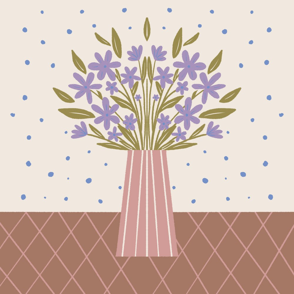 Flower Vase Mocha Mousse