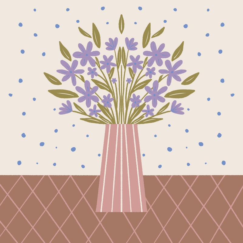 Flower Vase Mocha Mousse