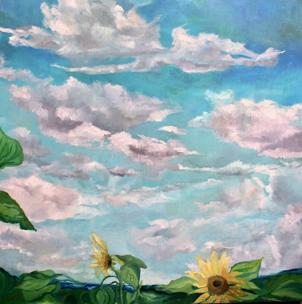 Sonnenblumen in der Ukraine