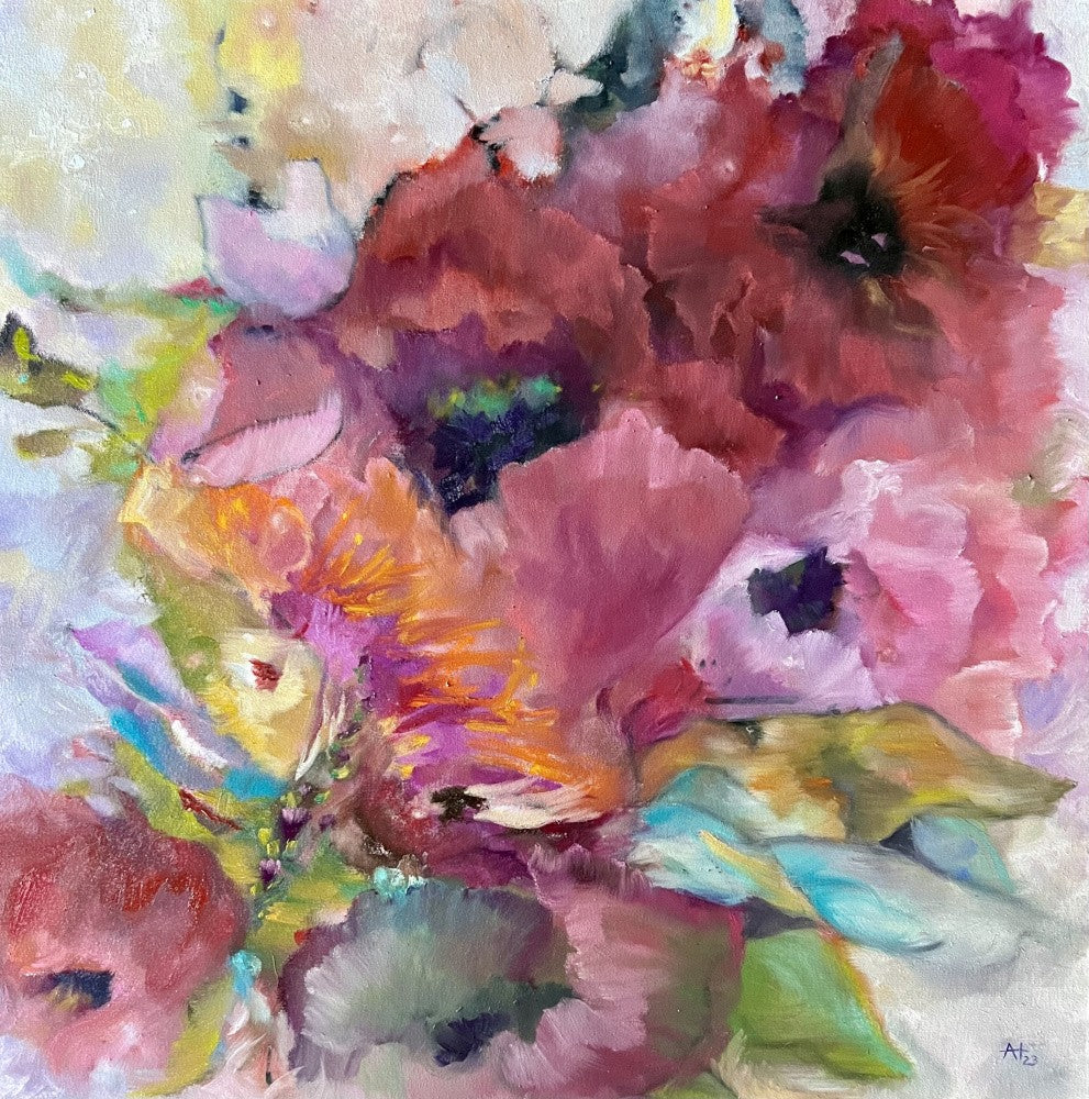 Vibrant Floral Abstract