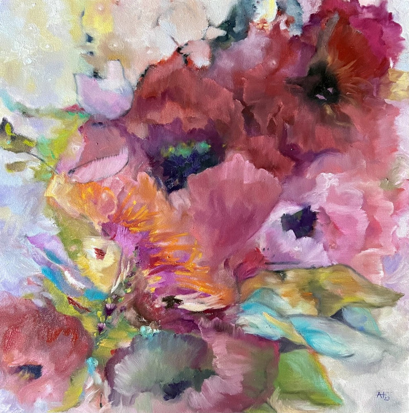 Vibrant Floral Abstract