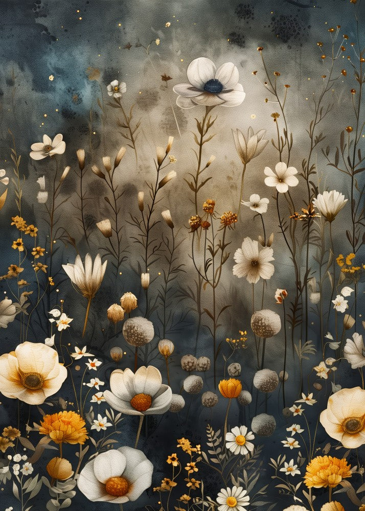Wildblumenwiese Immergrüne Blumen