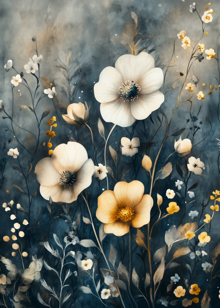 Wildblumenwiese Immergrüne Blumen