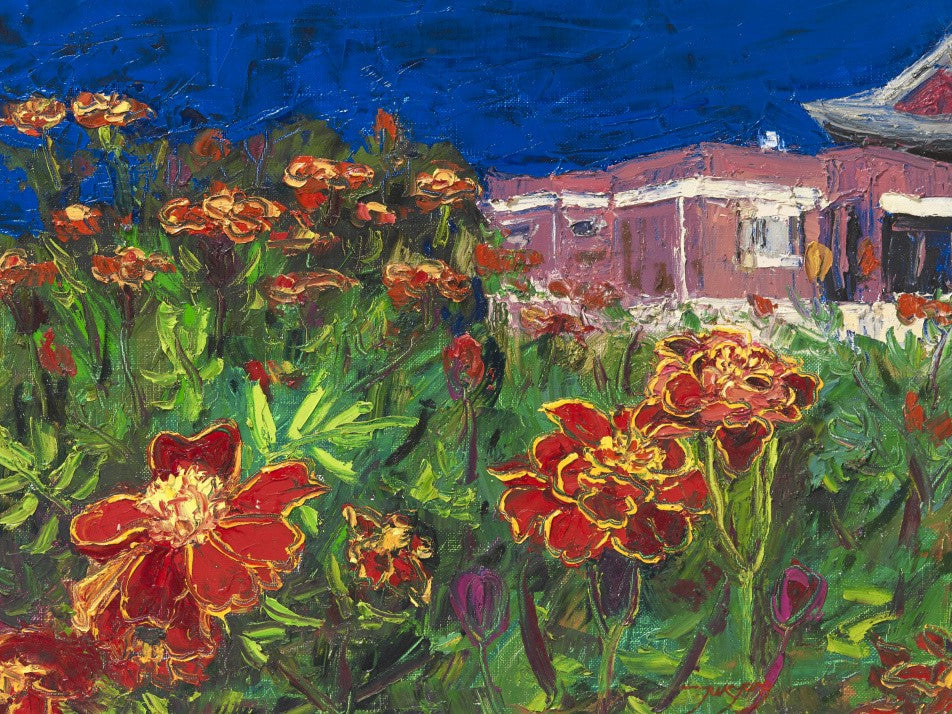 Marigold Oil On Canvas