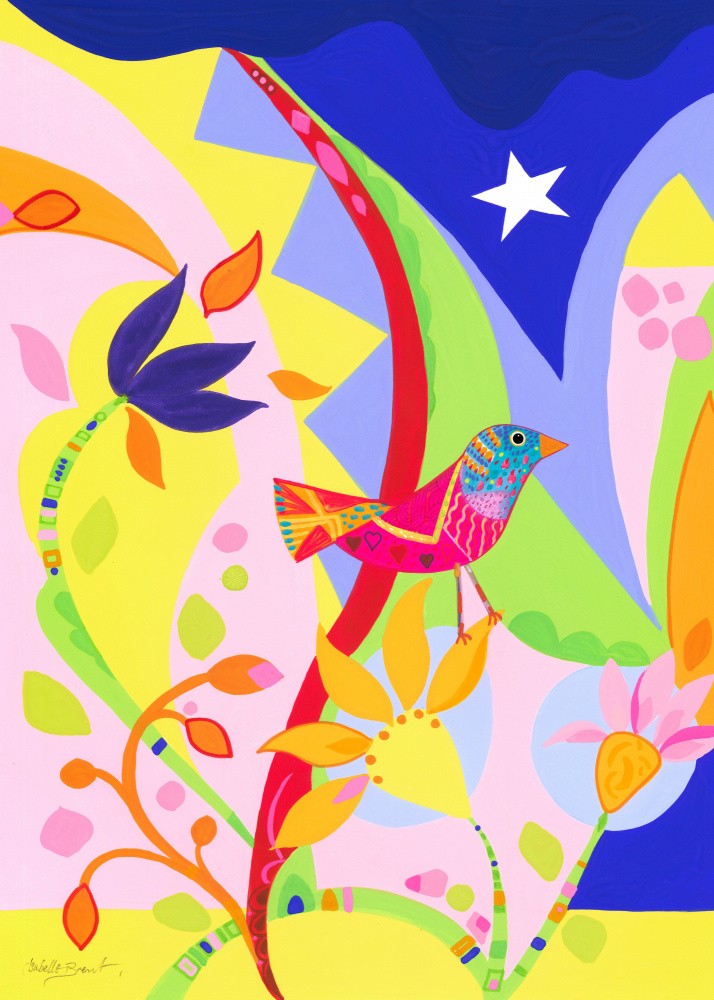 Vibrant Birdscape