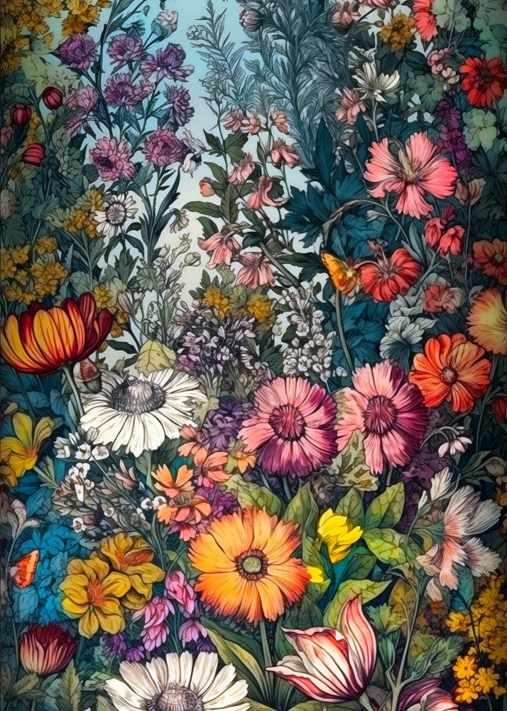 Blossoms In Vivid Colors