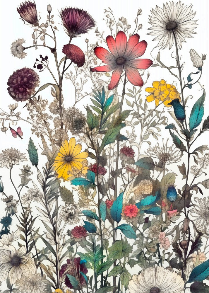 Wildflower Meadow Evergreen Flowers