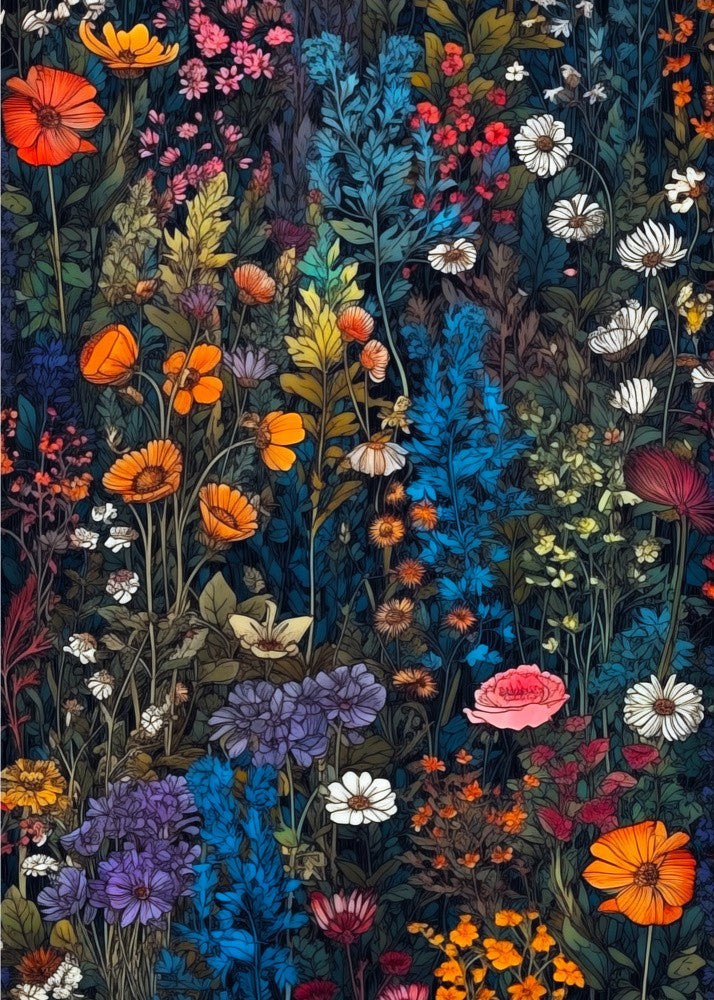 Wildflower Meadow Evergreen Flowers 93
