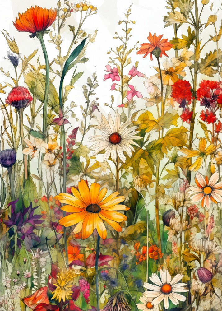 Wildflower Meadow Evergreen Flowers