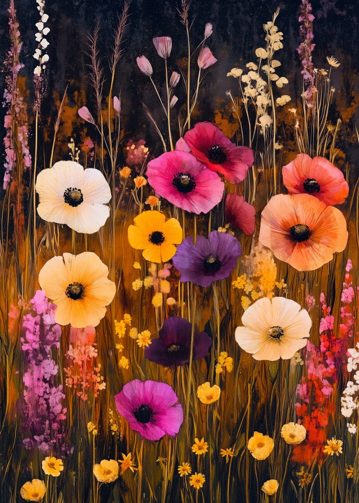 Bunte Wildblumen