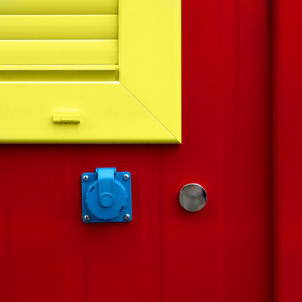 Connections to a construction container